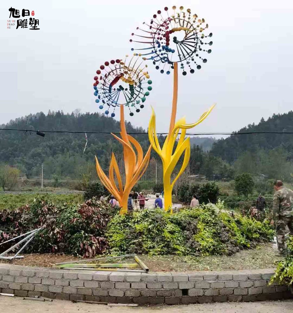 湖南不锈钢喷漆雕塑高度9米